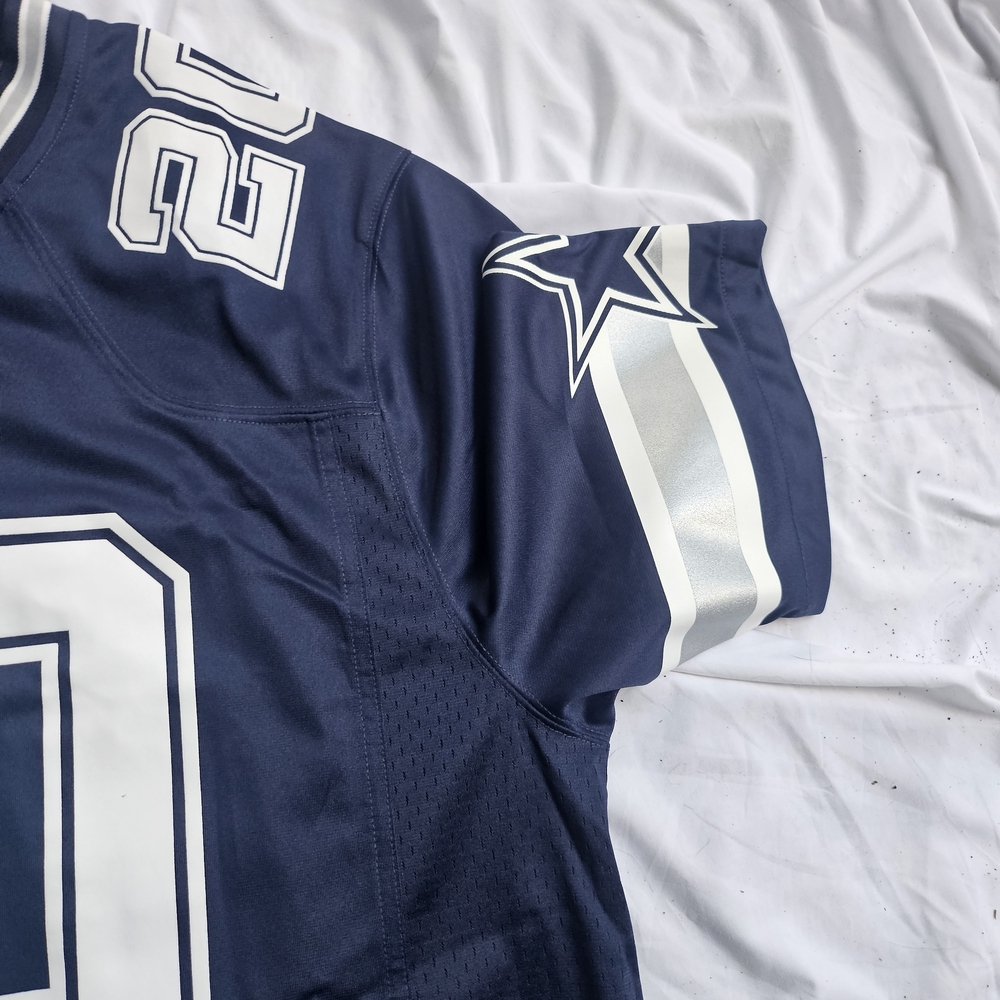 Nike Dallas Cowboys NFL Football Jersey XXL Tony Pollard #20 Blue On Field - Picture 4 of 6